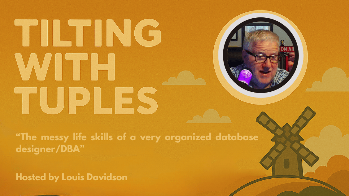 The messy life skills of a very organized database designer DBA&nbsp;(S01:E05)